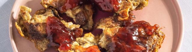 Matzo Brei With Fruit Jam