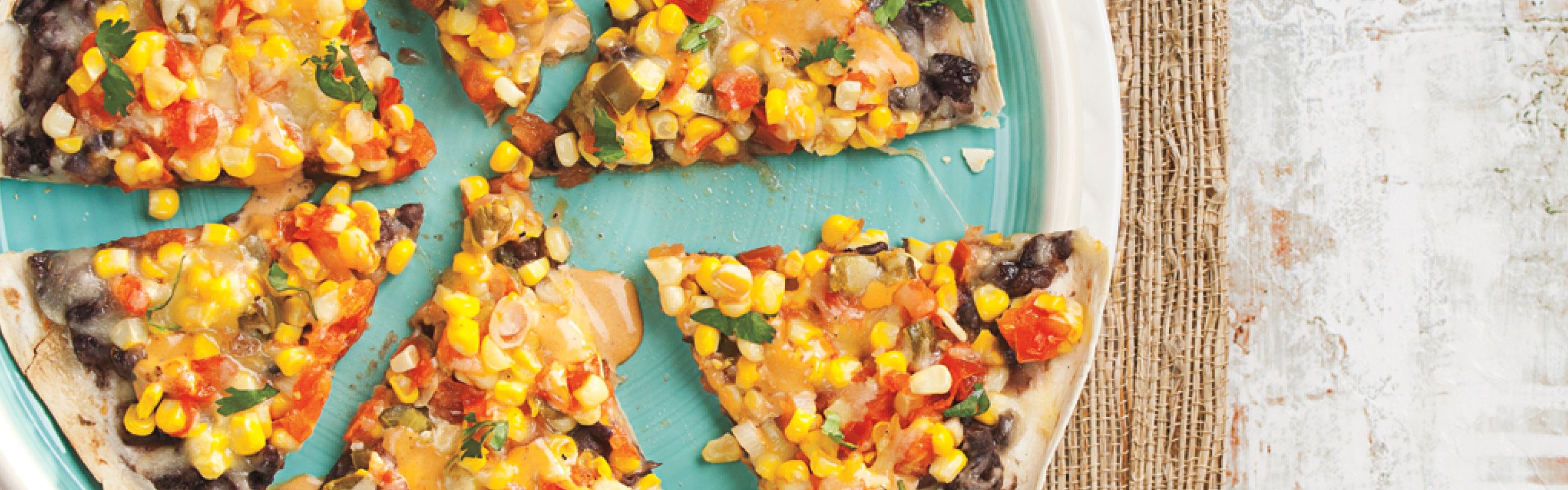 Vegetarian Mexican Pizza