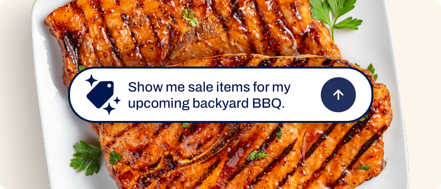 Show me sale items for my upcoming backyard BBQ.