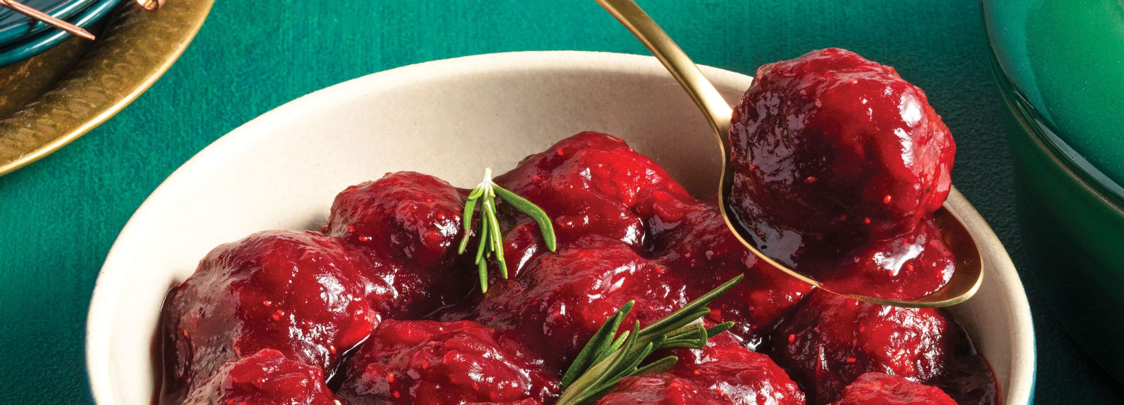 Cranberry Sauce Meatballs