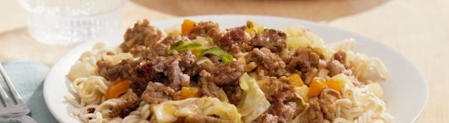 Ground Pork and Cabbage Stir Fry 3 Ways