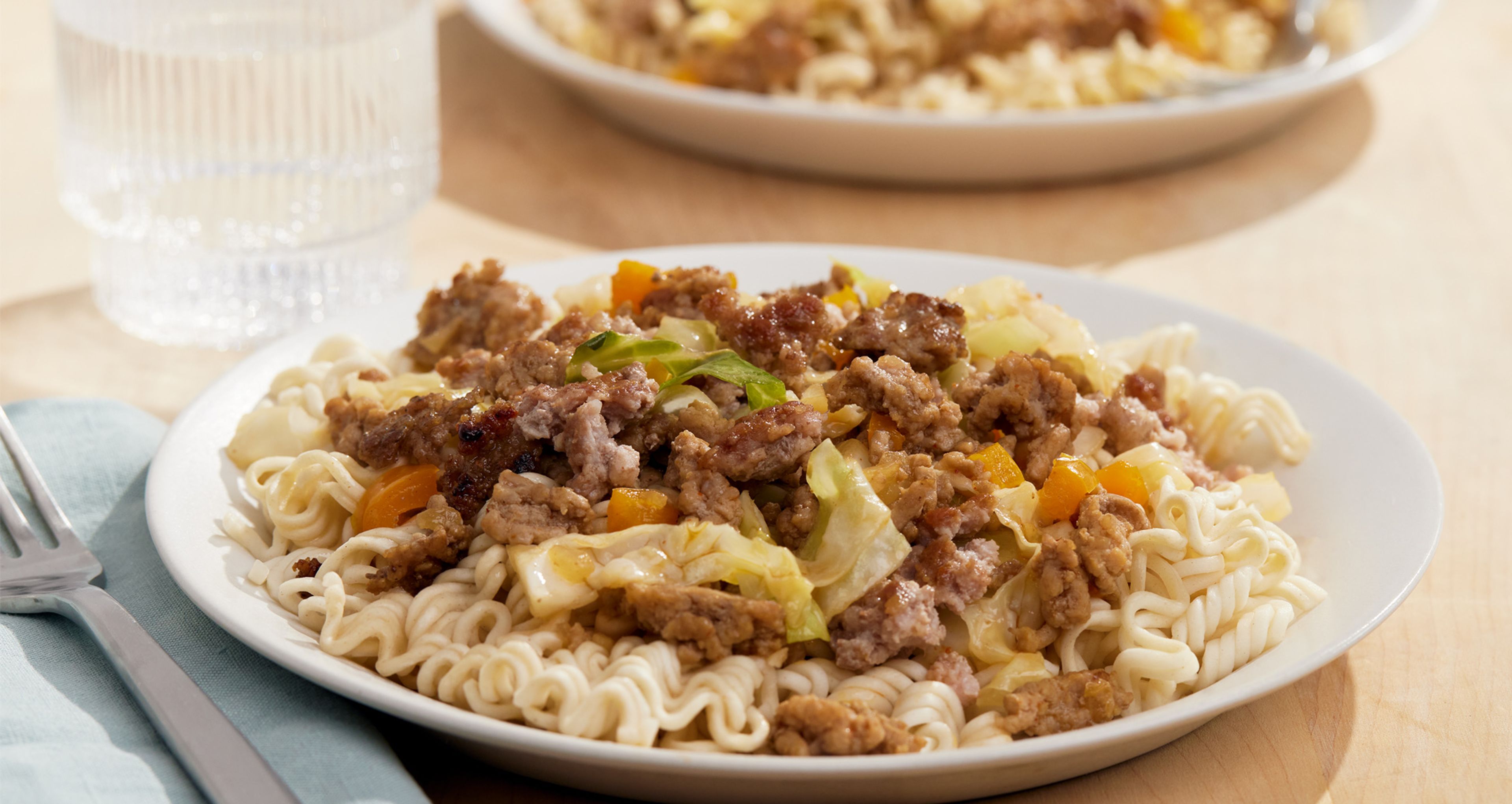 Ground Pork and Cabbage Stir Fry 3 Ways