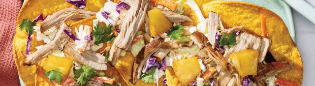 Slow Cooker Hawaiian Pulled Pork Tacos