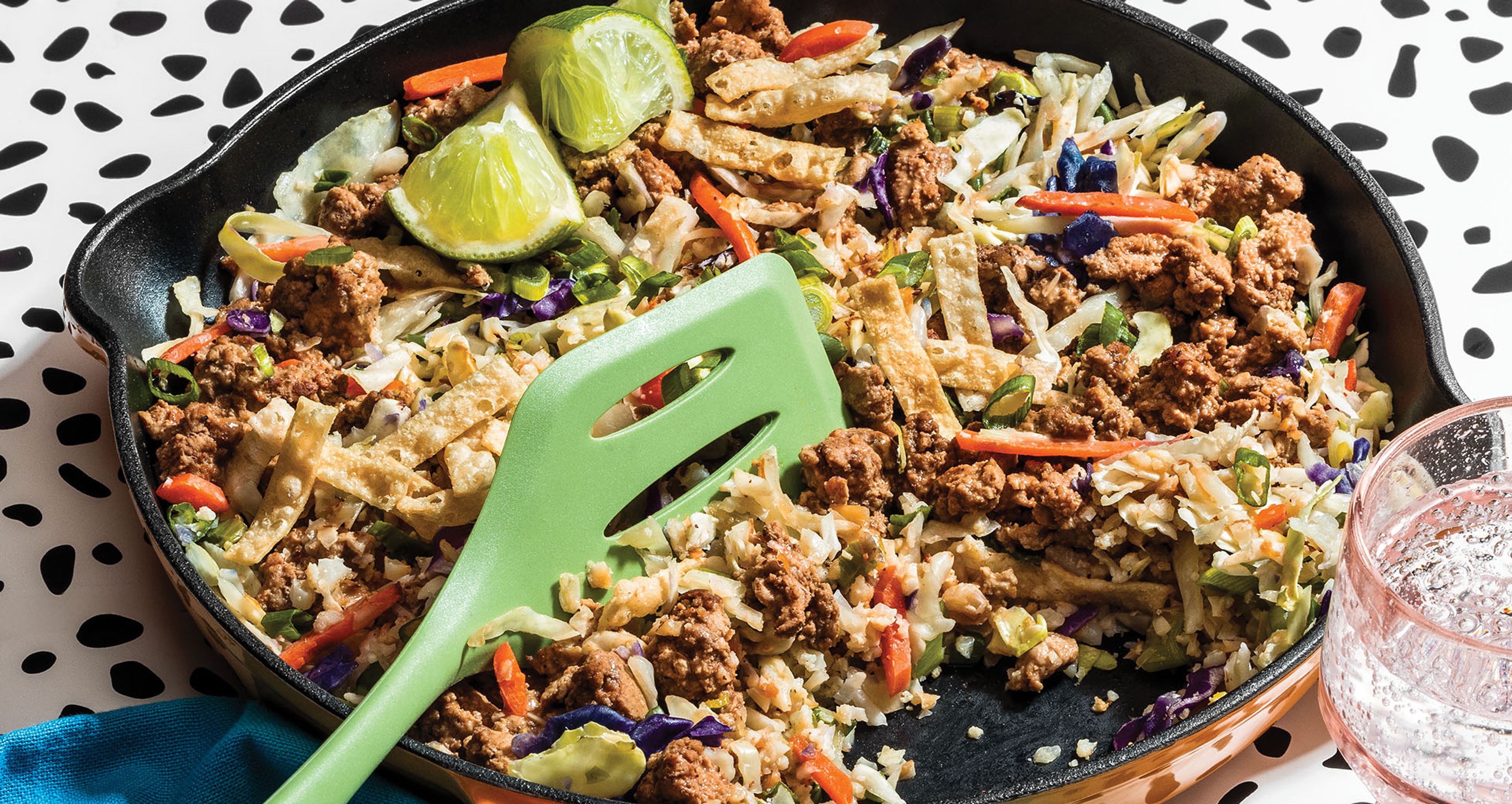 Skillet Egg Roll in a Bowl