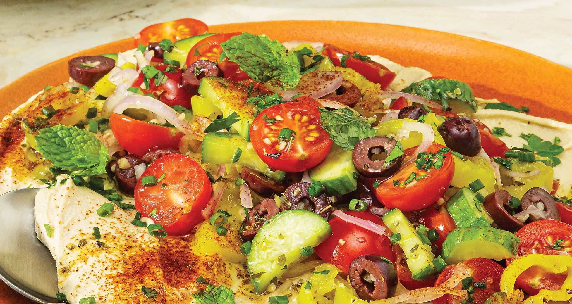 Greek-Style Loaded Hummus | Schnucks