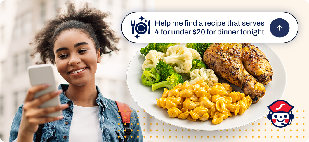 Help me find a recipe that serves 4 for under $20 for dinner tonight.