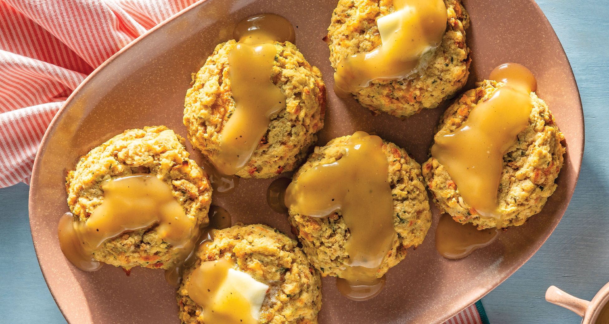 Stuffing Biscuits and Gravy