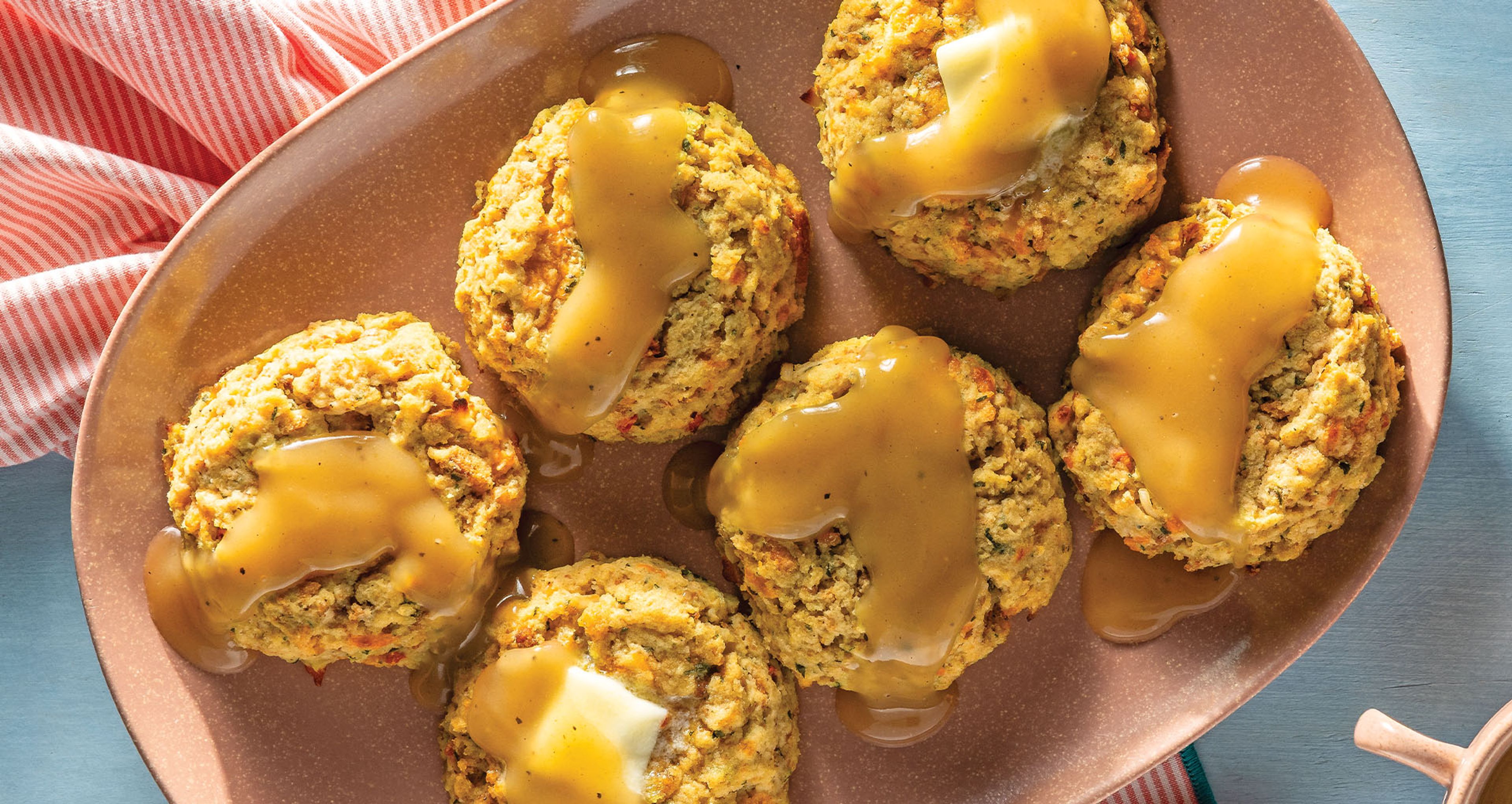 Stuffing Biscuits and Gravy