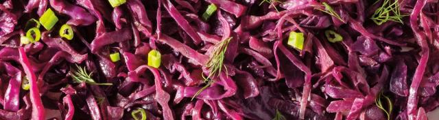 Sweet-and-Sour Braised Red Cabbage