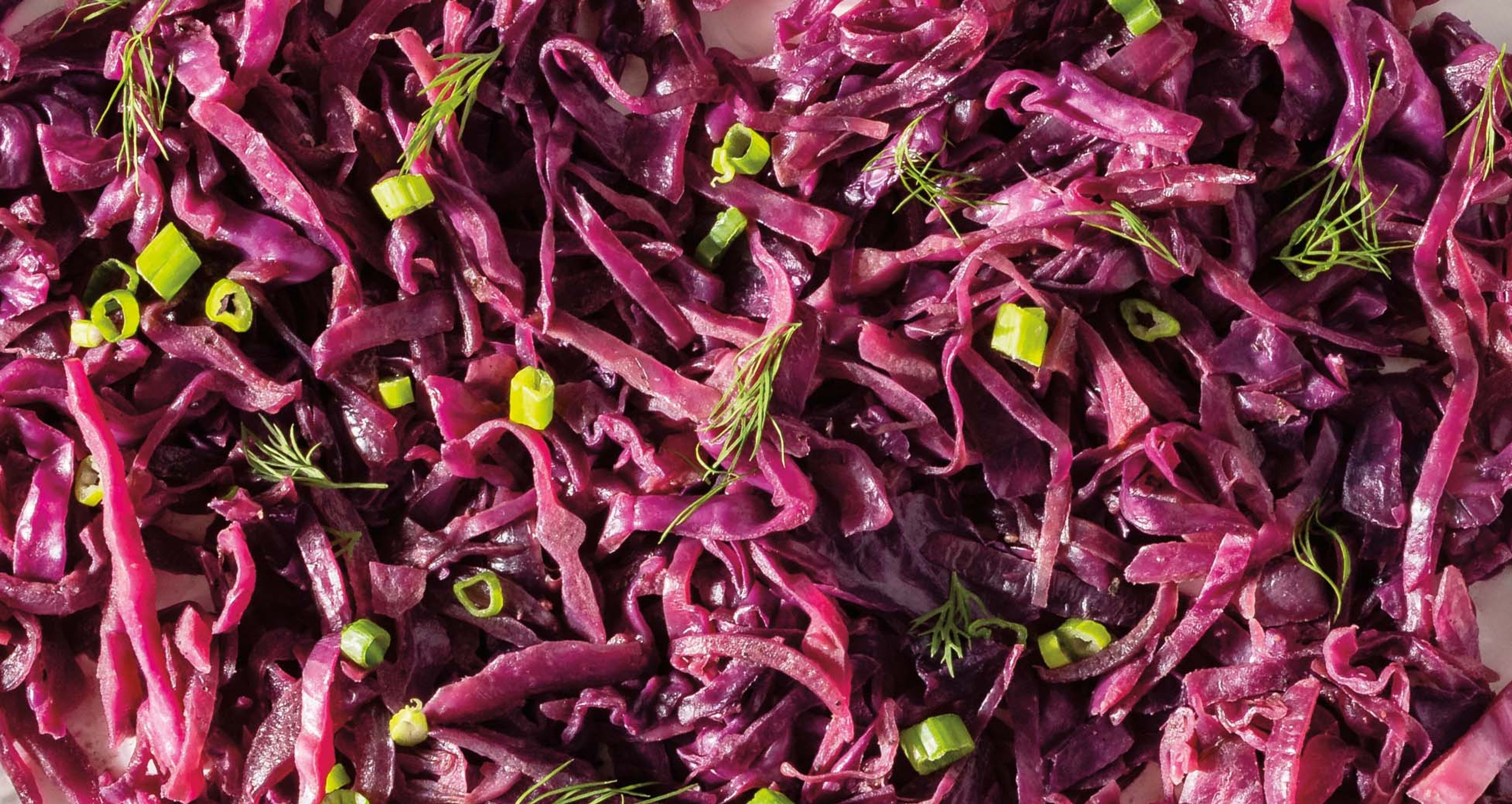 Sweet-and-Sour Braised Red Cabbage