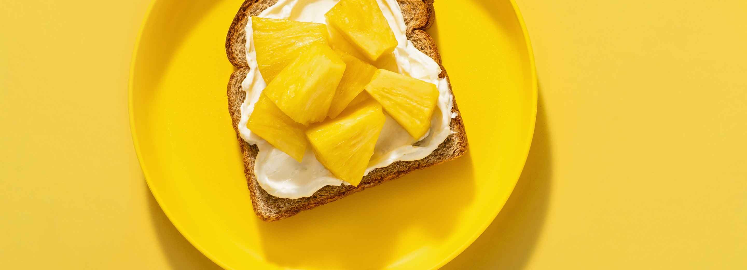 Creamy Pineapple Toast