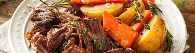 4-Ingredient Slow Cooker Pot Roast