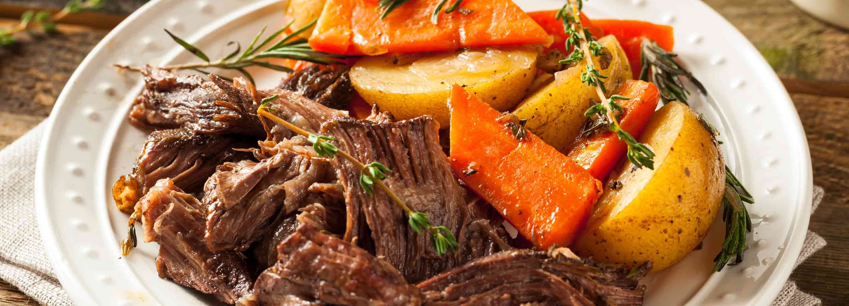 4-Ingredient Slow Cooker Pot Roast | Schnucks