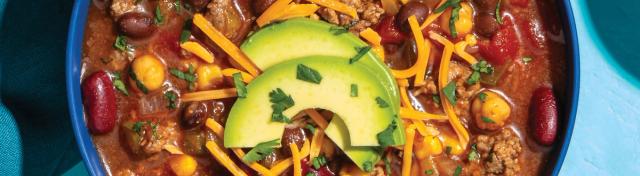 Slow Cooker Three-Bean Chili