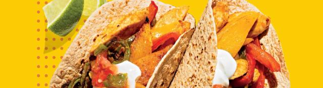 Sheet Pan Chicken & Mango Fajitas