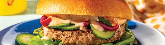 Spicy Thai Pork Burger