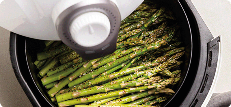 Asparagus in an air fryer