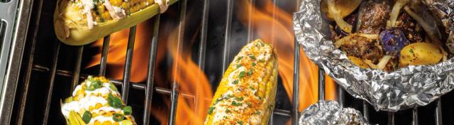 Grilled Corn on the Cob 3 Ways