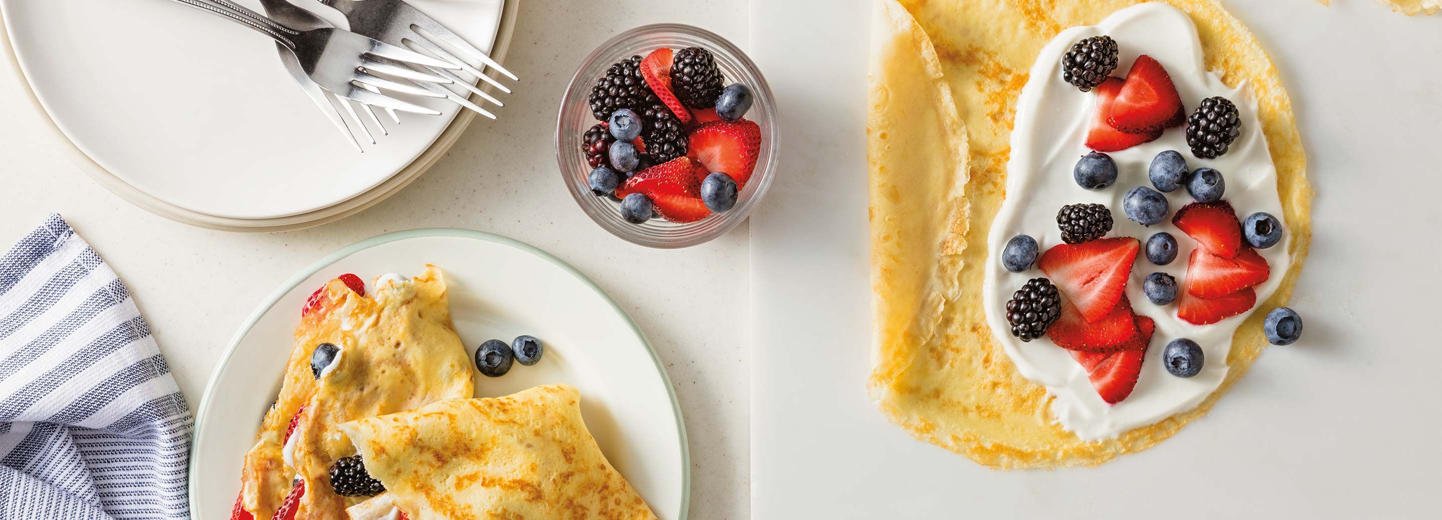 Sweet Berry Crepes