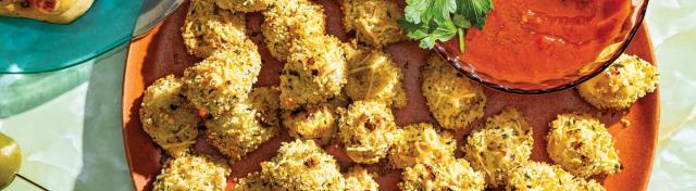 Toasted Cheese Tortellini Bites