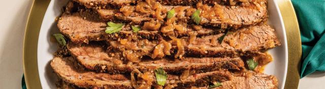 Easy Brisket with Caramelized Onions