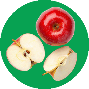 Sliced apple