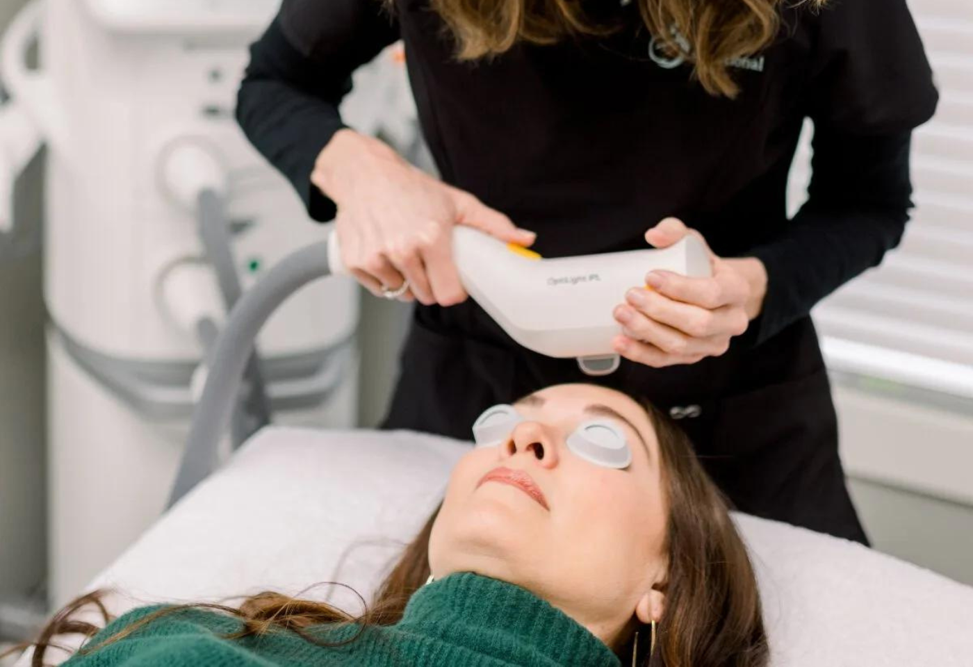 IPL photofacial session