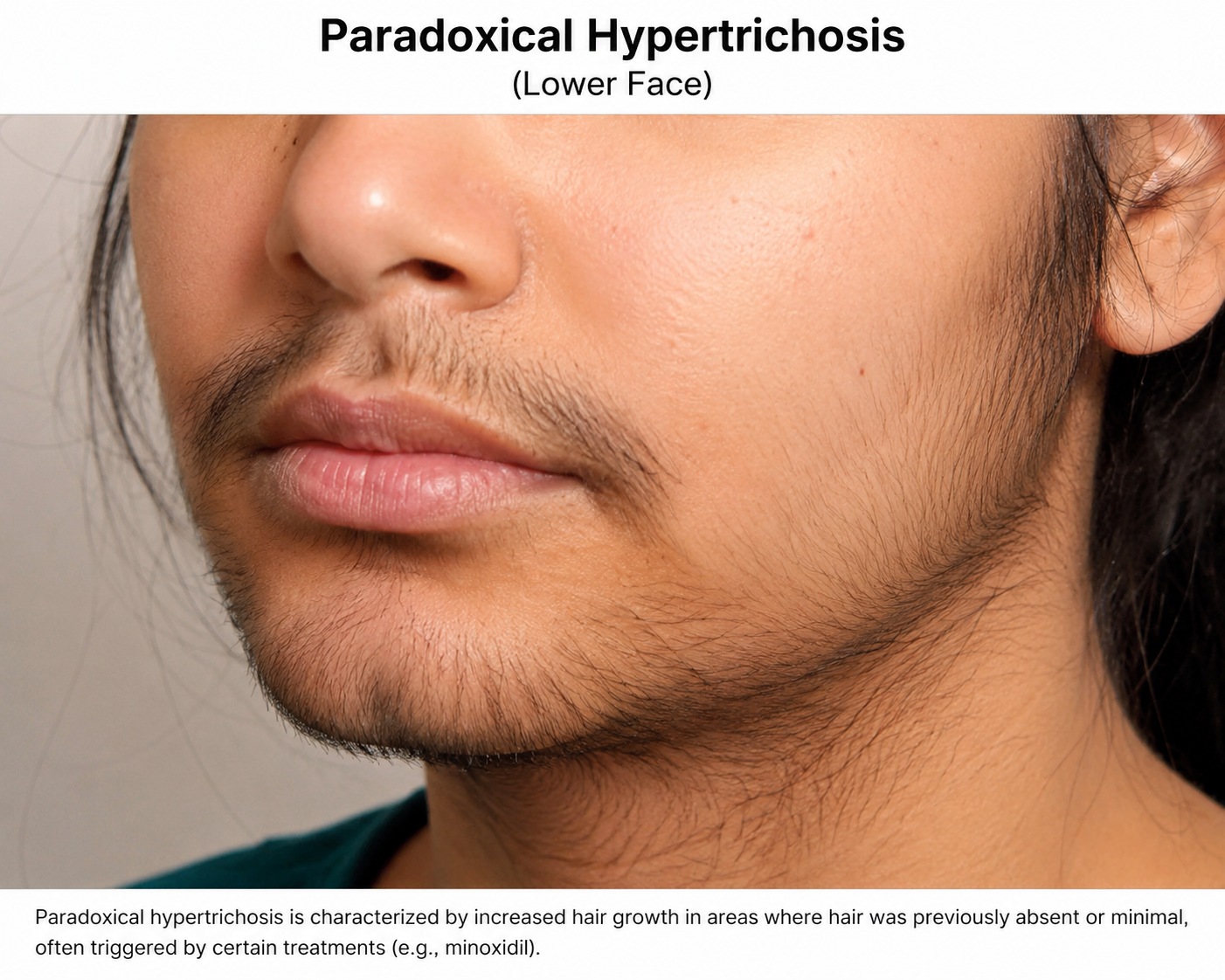 AI Generated Paradoxical Hypertrichosis