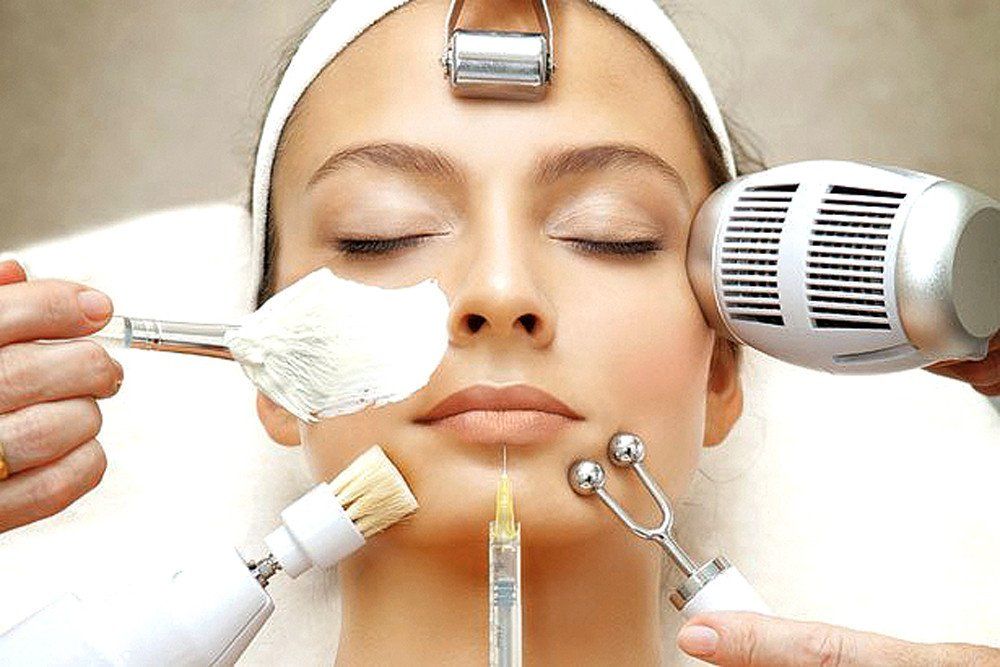 procedure of laser hair removal on face