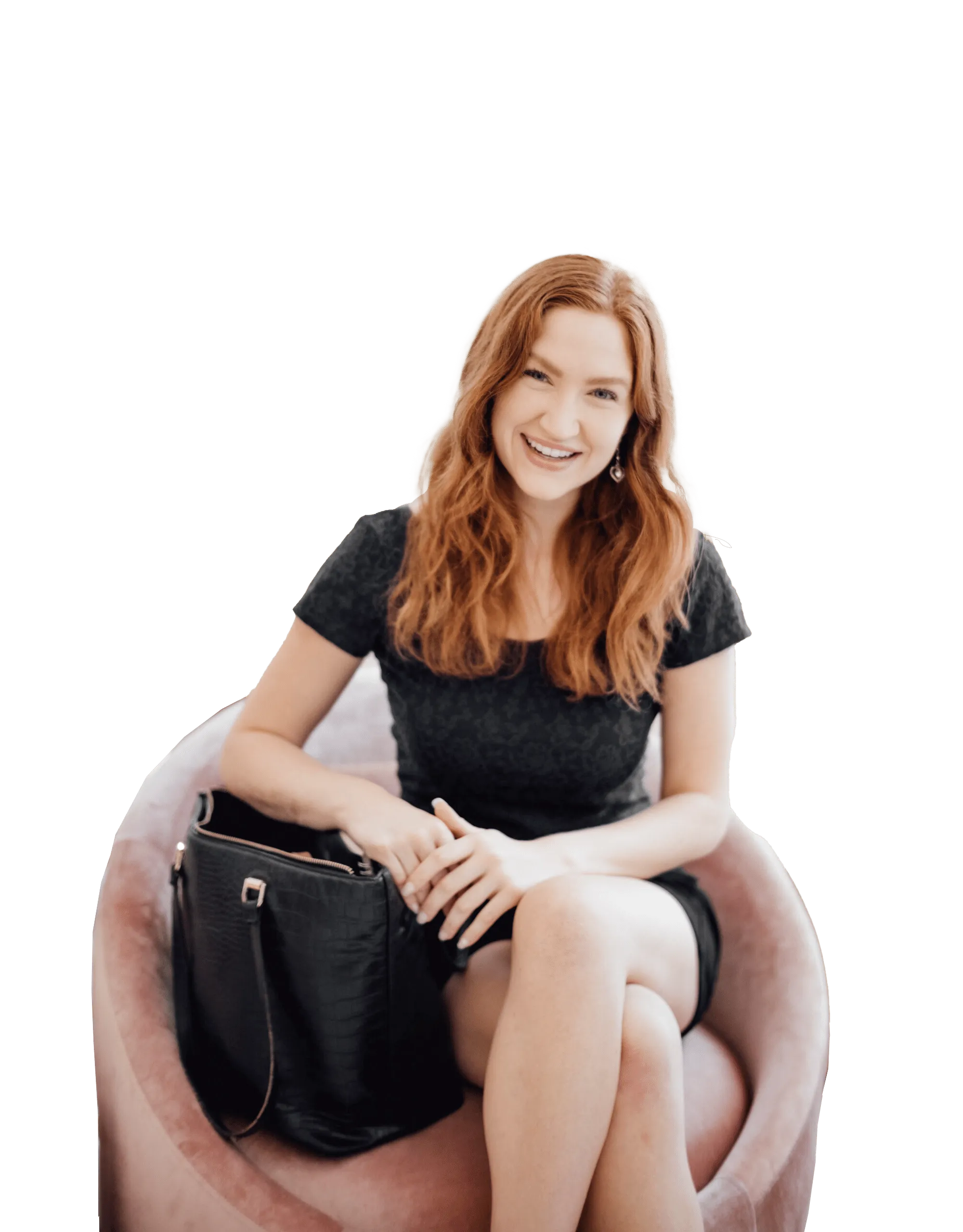 Smiling client seated in a chair