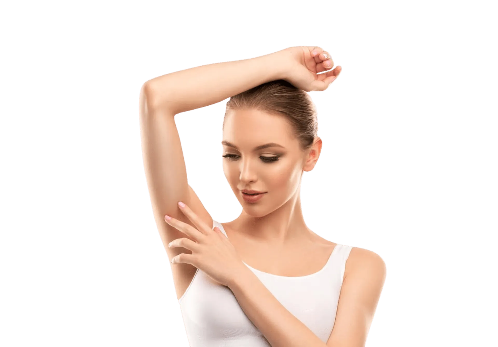 Laser hair removal session