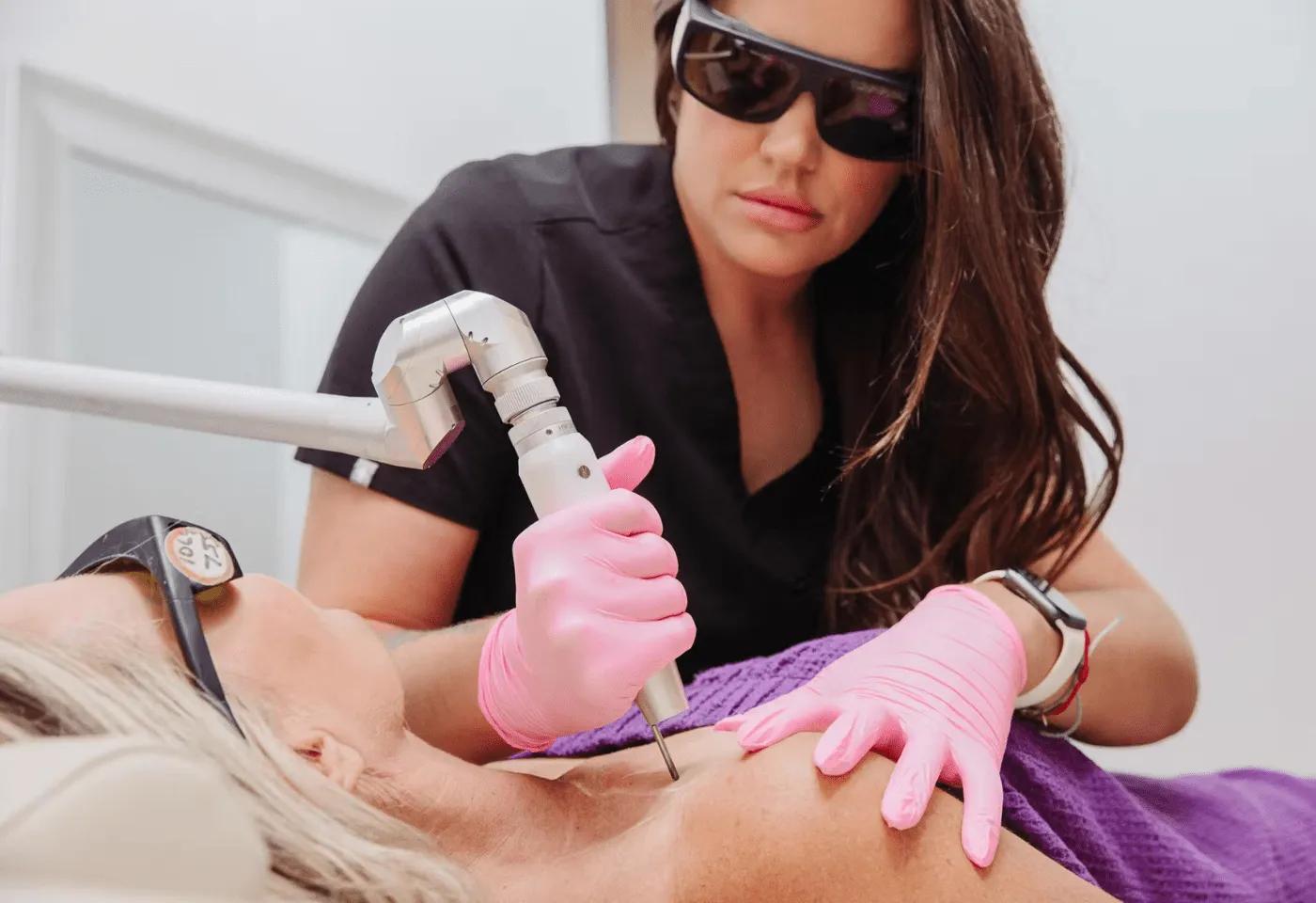 Picosure Pro treatment session