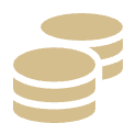 Stacked coins icon