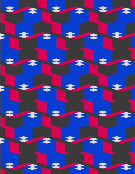 Isometric pattern design