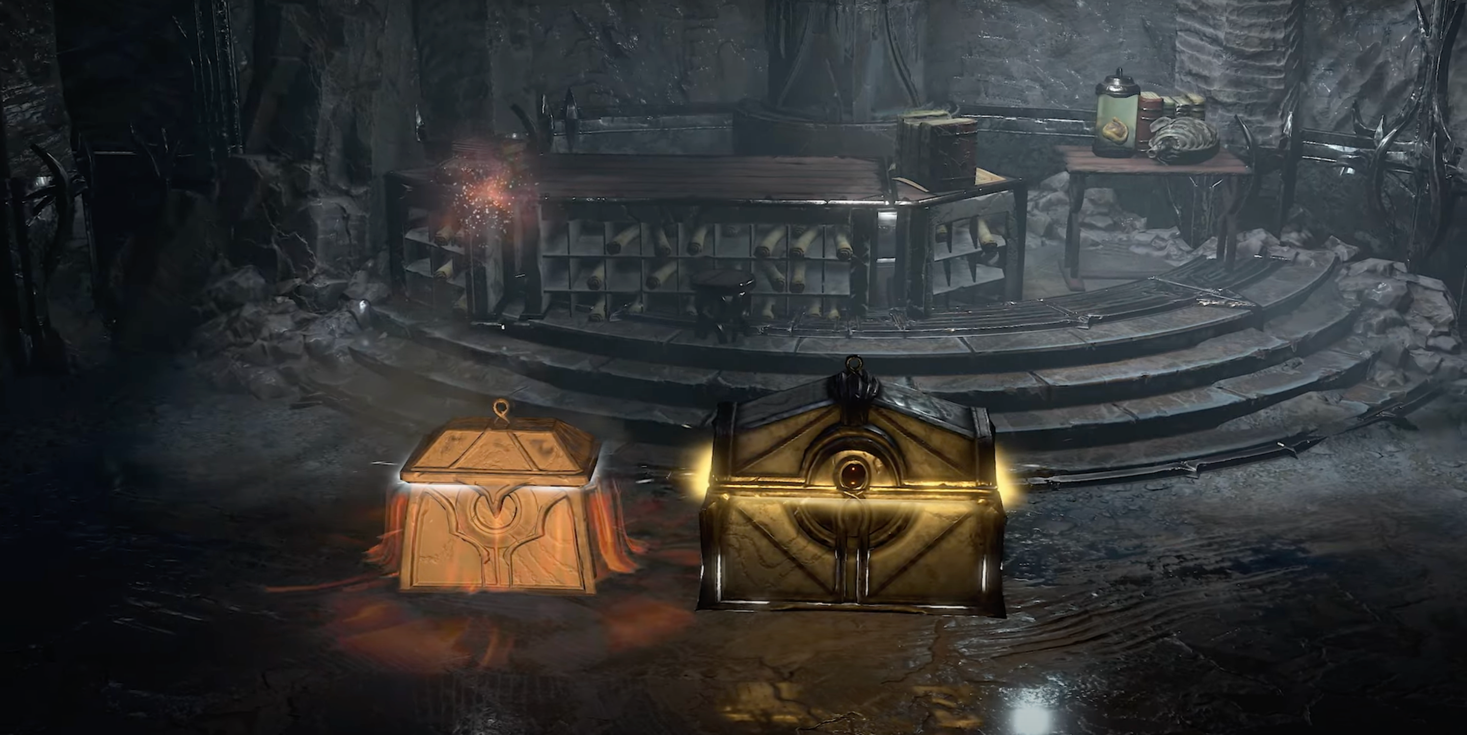 Wardwoven Chests in the Vault's treasure room