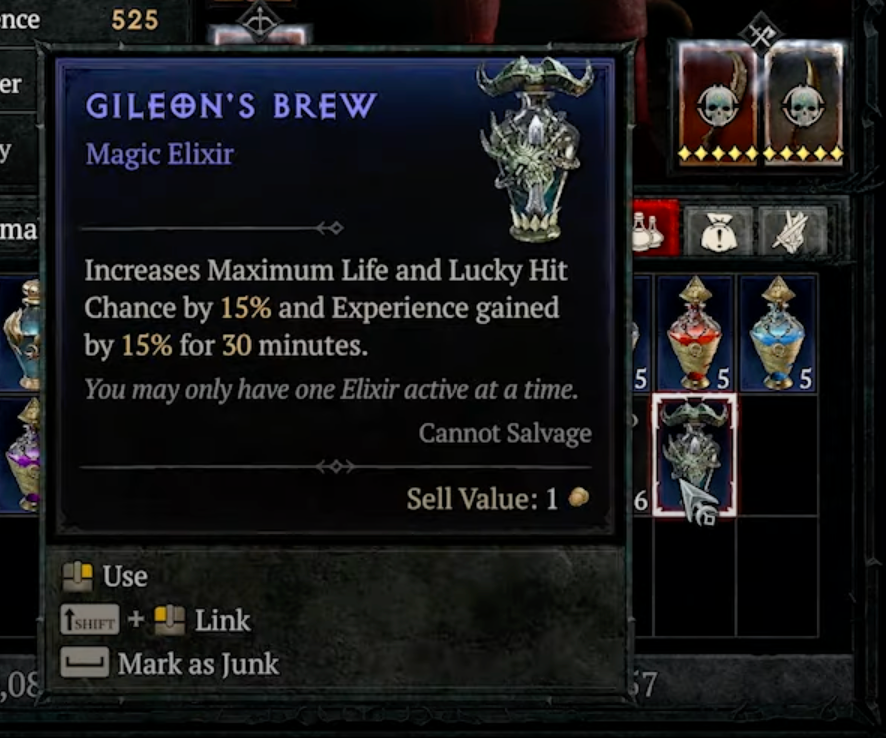 Gileon's Brew effect