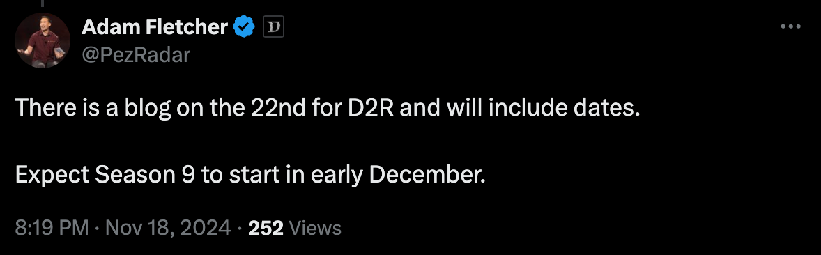 Tweet by PezRadar