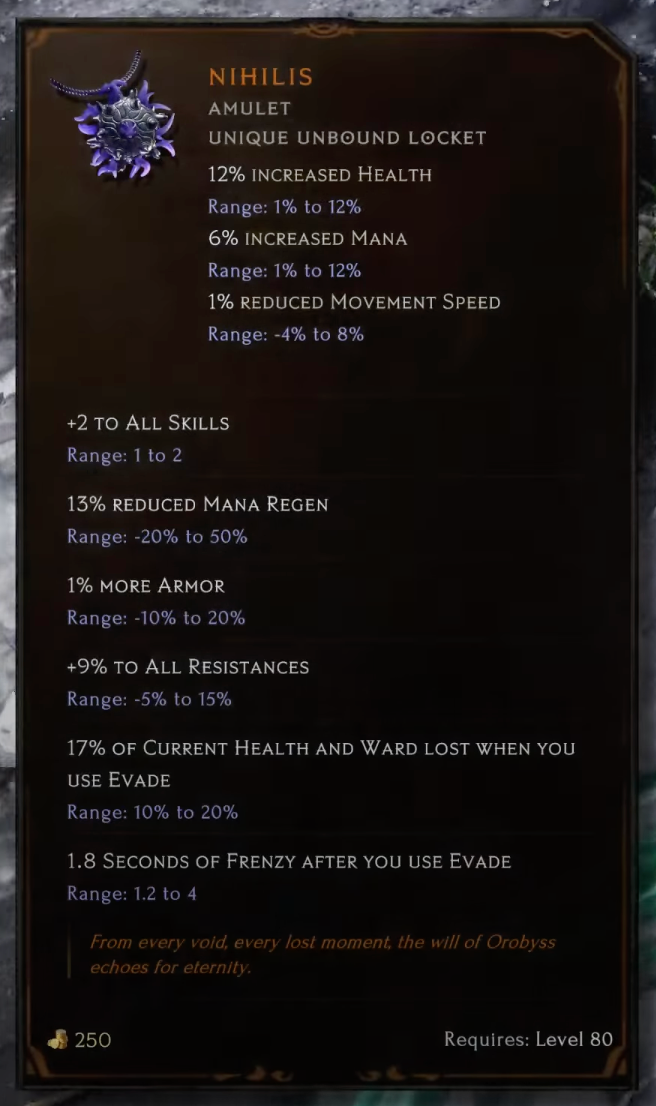 Nihilus New Unique