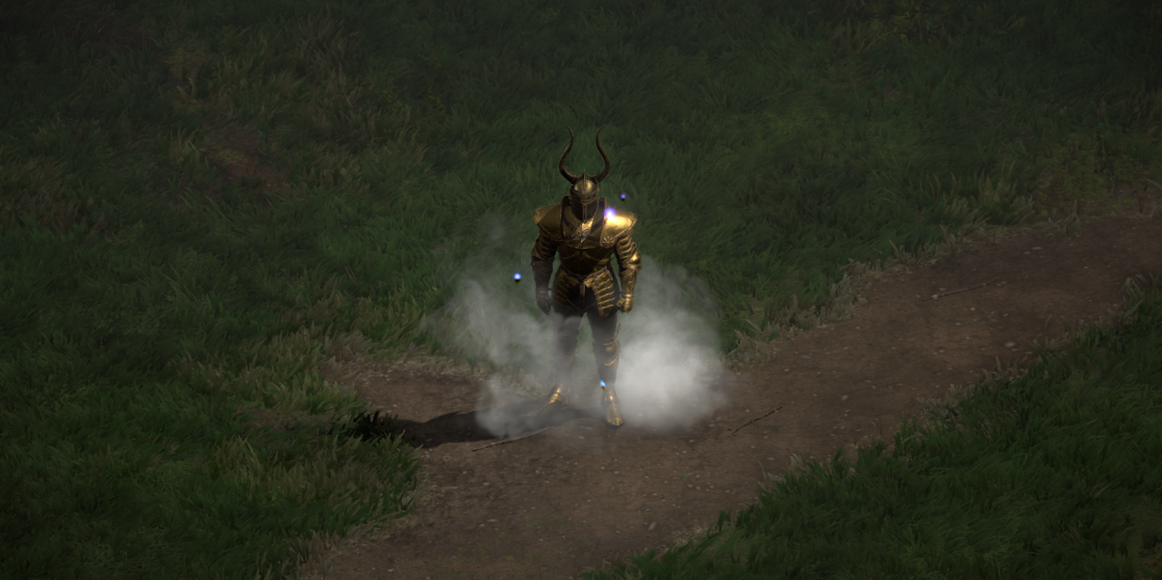 Full Warlord's Glory Equiped with Meditation Aura