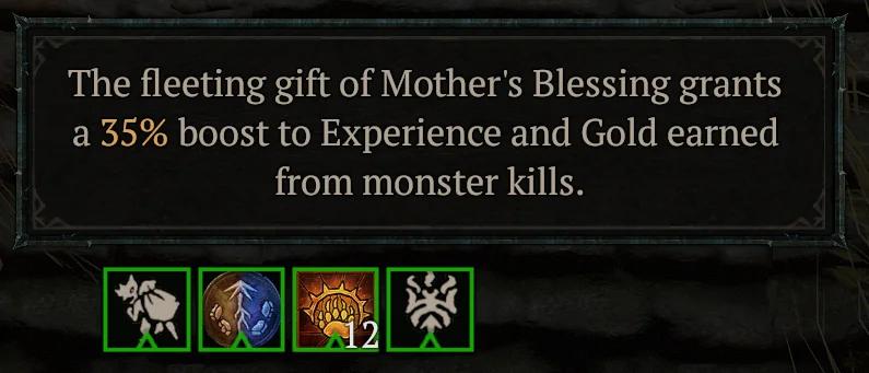 Mother's Blessing bonus