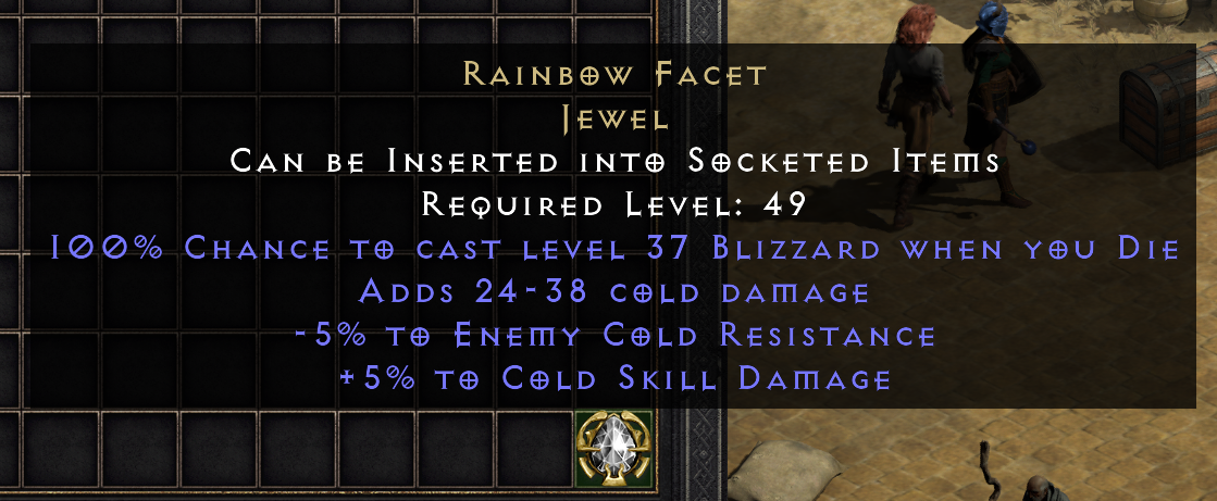 Perfect Cold Rainbow Facet