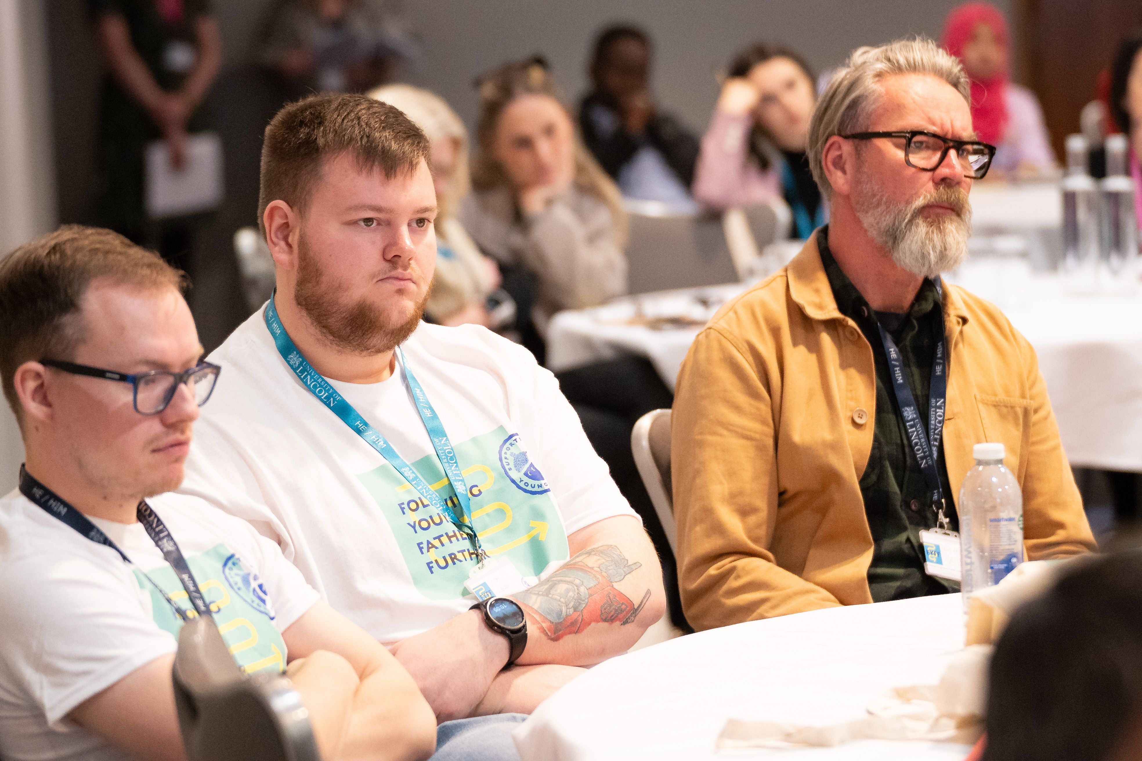 Joshua at the FYFF end of study conference (2023)