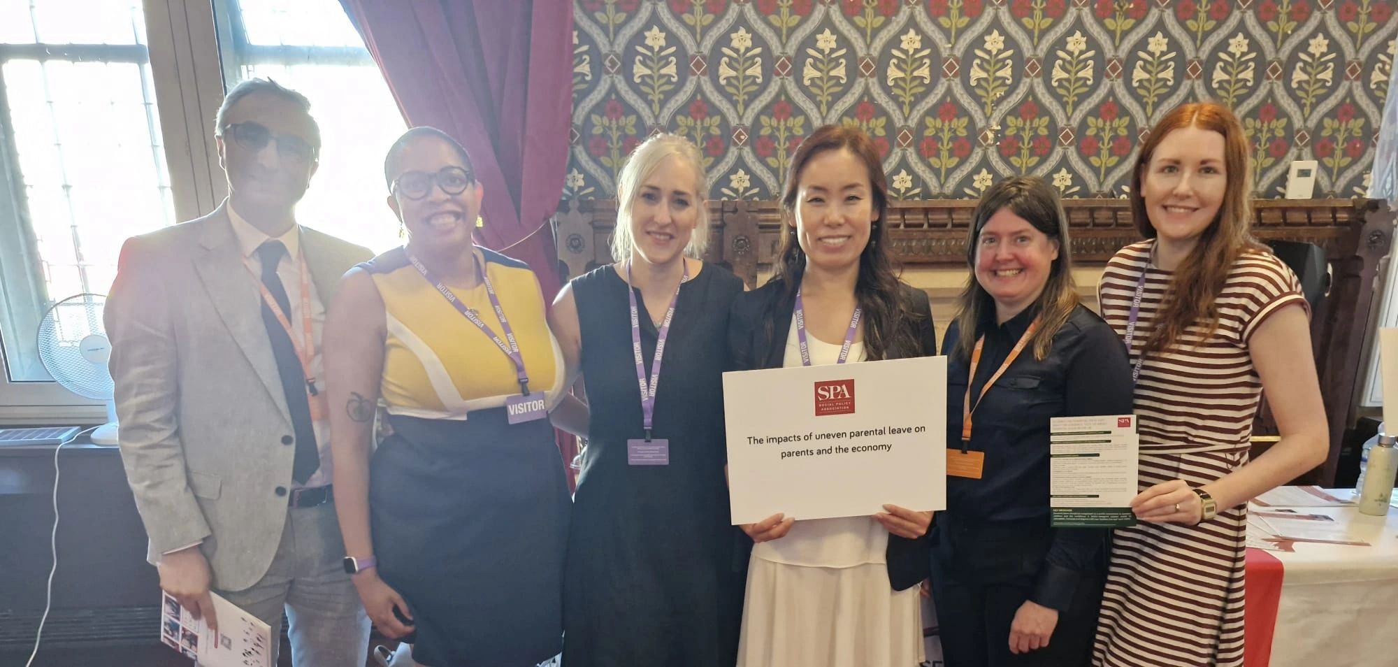 The Social Policy Group team at Parliament