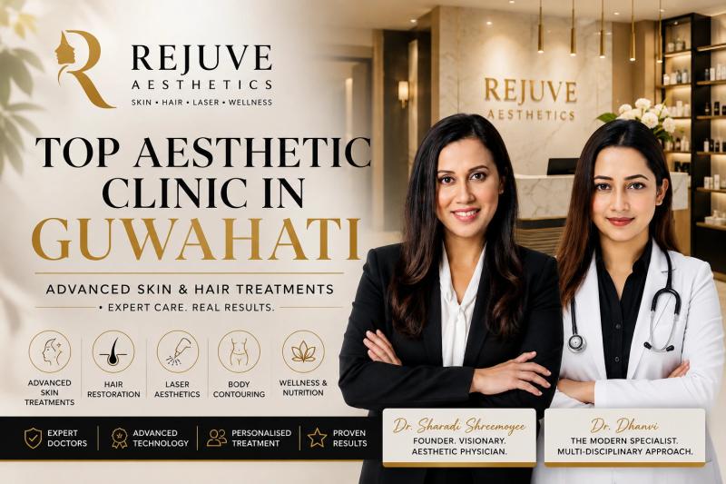 Top aesthetic clinic in Guwahati offering advanced skin and hair treatments at Rejuve Aesthetics
