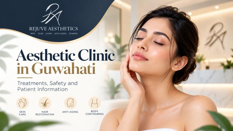 Aesthetic clinic in Guwahati offering advanced skin and hair treatments at Rejuve Aesthetics