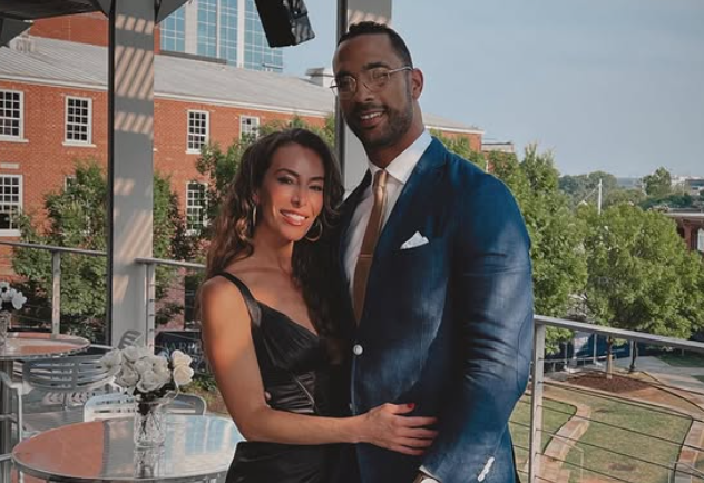 Tori Carmen with her husband