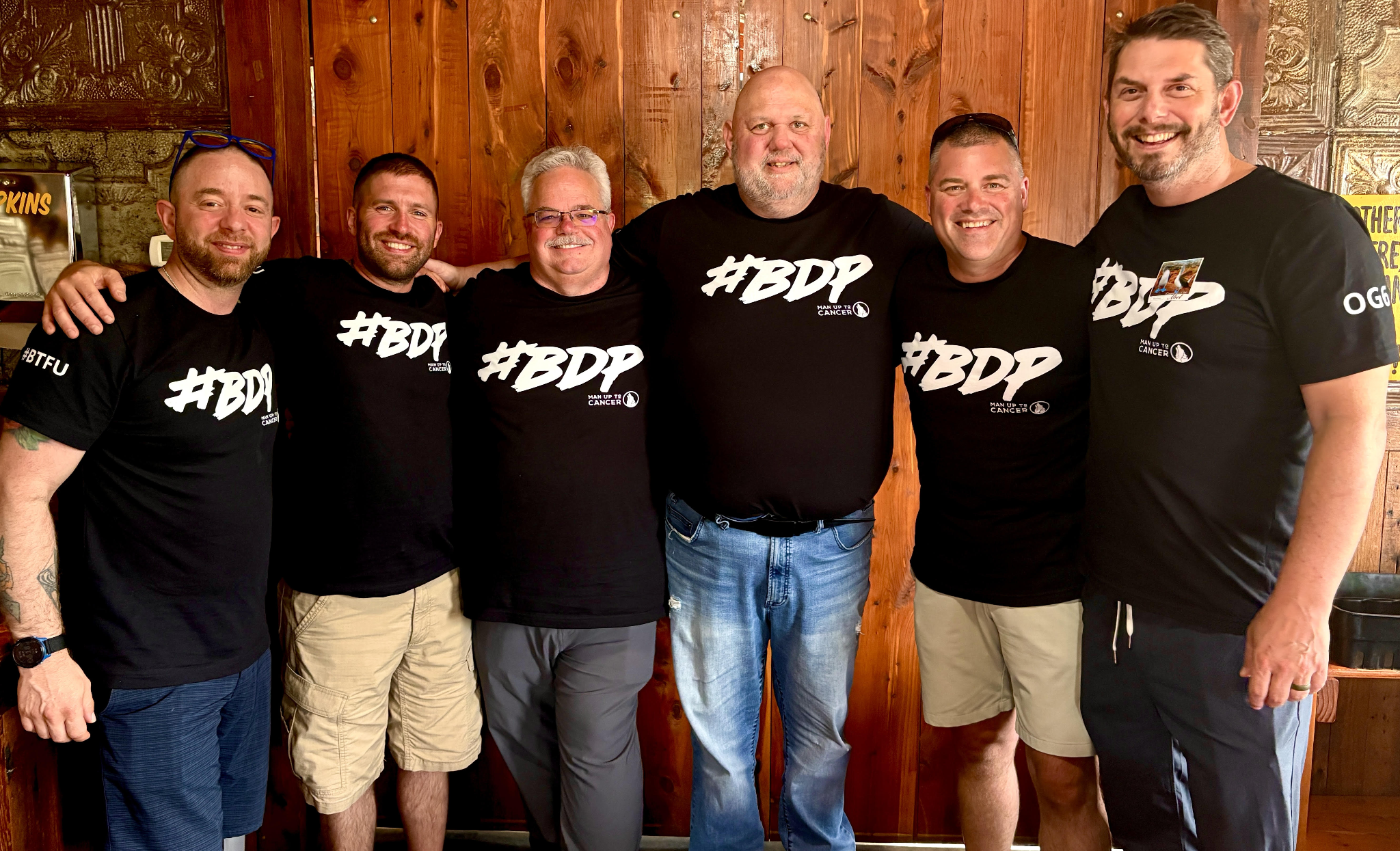 Chuck Aiken with Man UP to Cancer