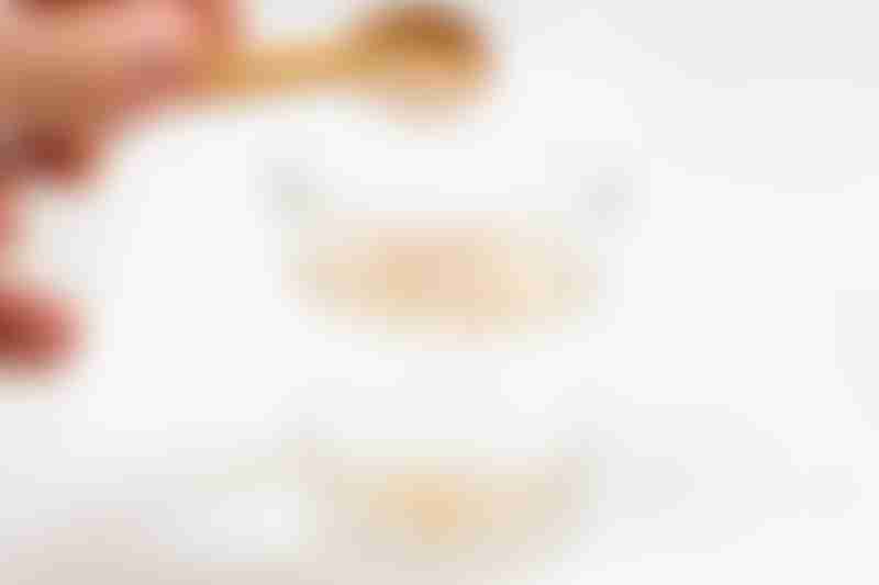 A glass of water containing psyllium husk