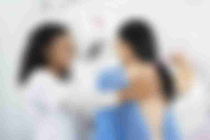 Woman Having Mammography