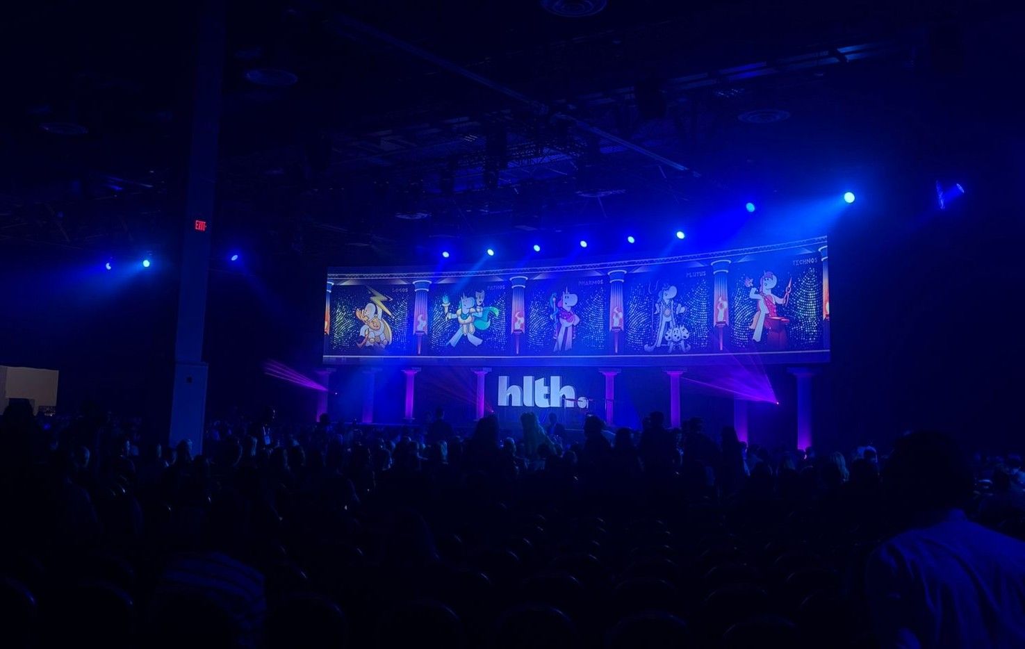 HLTH 2025 conference opening stage.